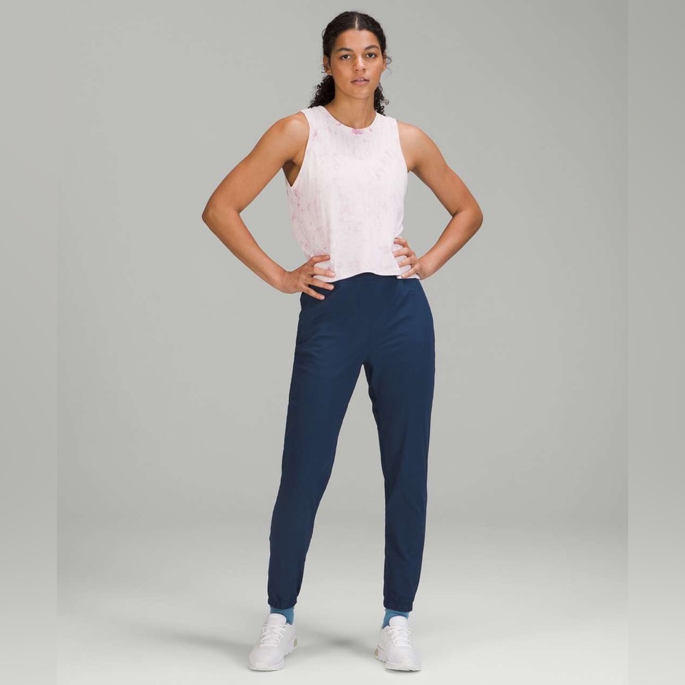Lululemon Adapted State Fleece High-Rise Jogger Mineral Blue Size 8 - Picture 3 of 16